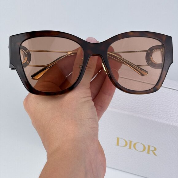 Dior 30MONTAIGNE B2U CD40082U 53Y 26L0 BRAND NEW Sunglasses Havana Brown Women main image 9
